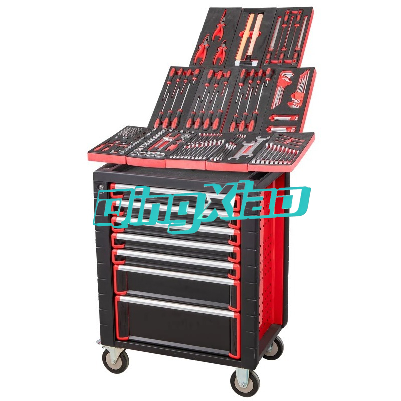 Workshop Tools Bench - 7 Drawers 250pcs Complete Tool Cabinet
