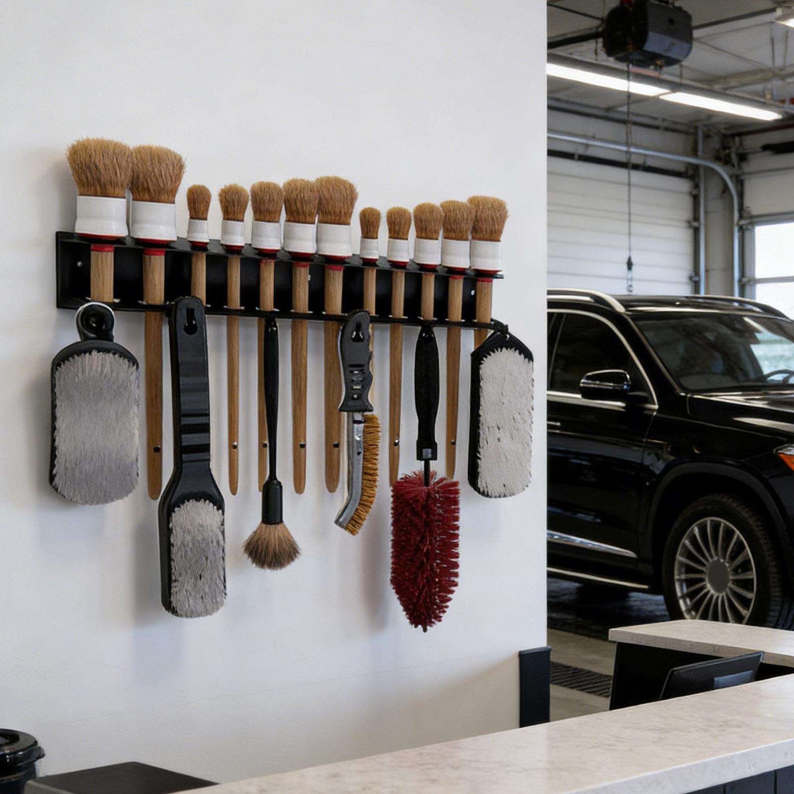Workshop Tools Hanger - Detailing Brush Hanger Heavy-Duty Space Saving