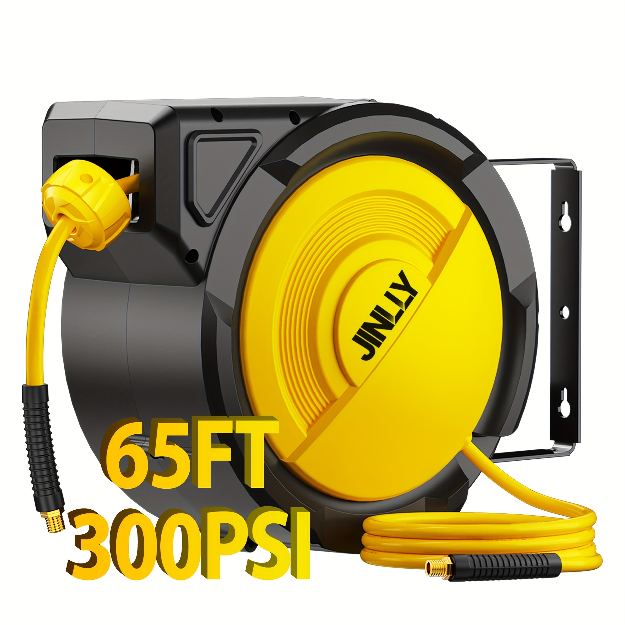 Tool Workshop - Heavy-Duty Retractable Air Hose Reel with