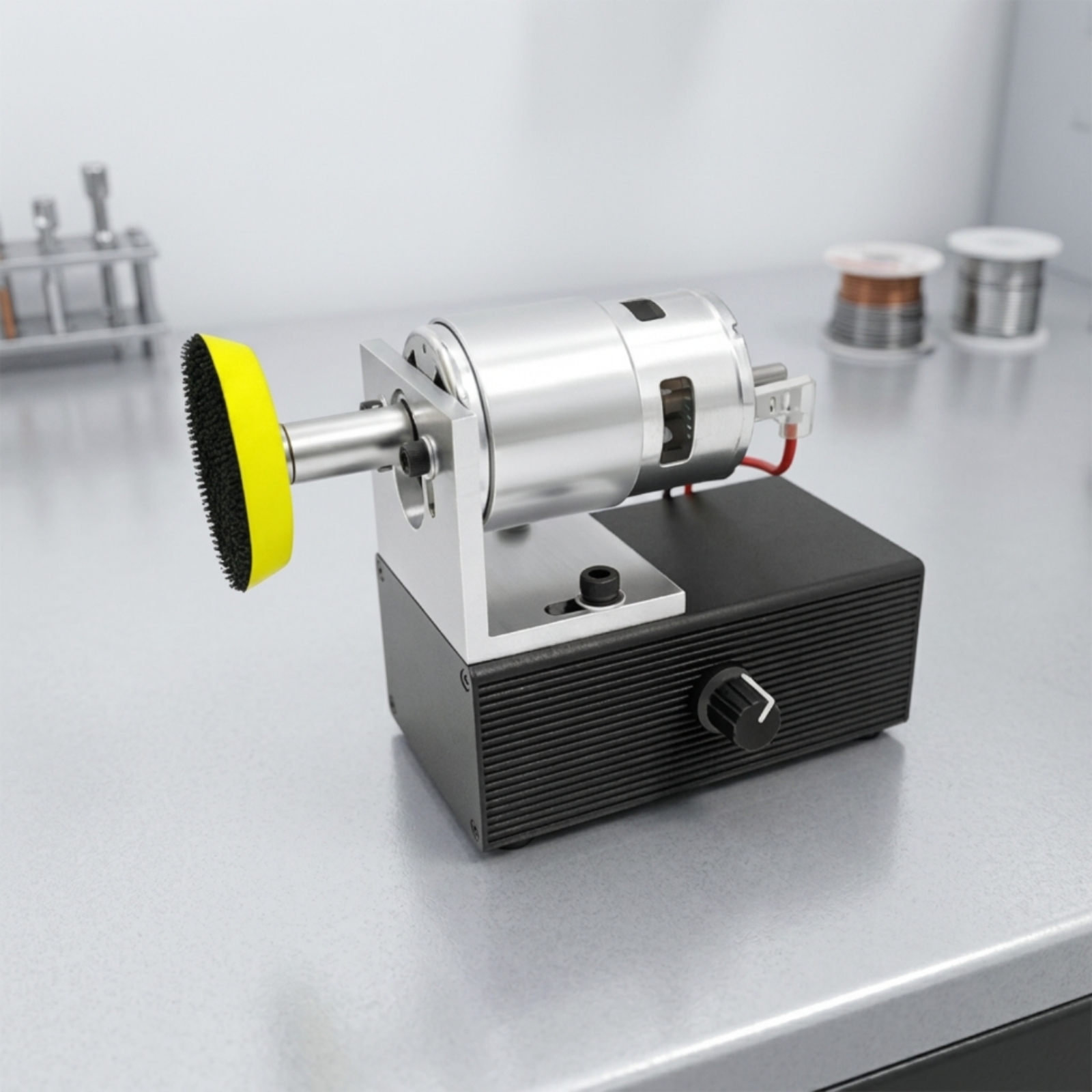 Workshop Tools Bench - Mini Electric Polishing Machine Compact Desktop