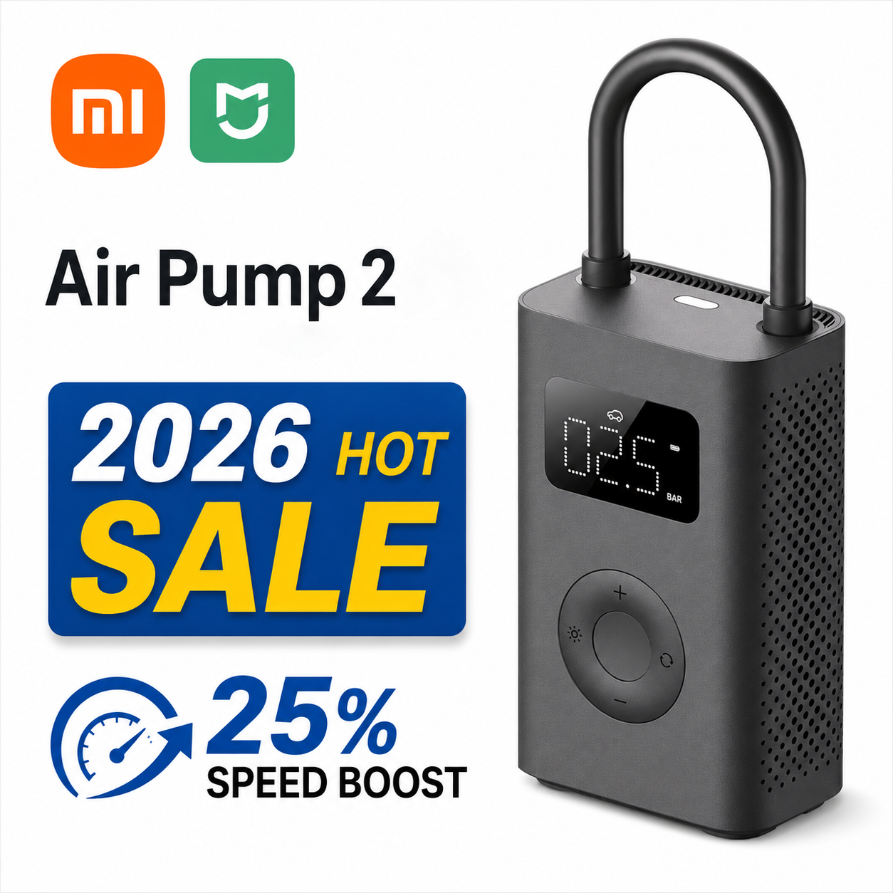 Tools Xiaomi - Xiaomi Mijia Portable Electric Air Compressor