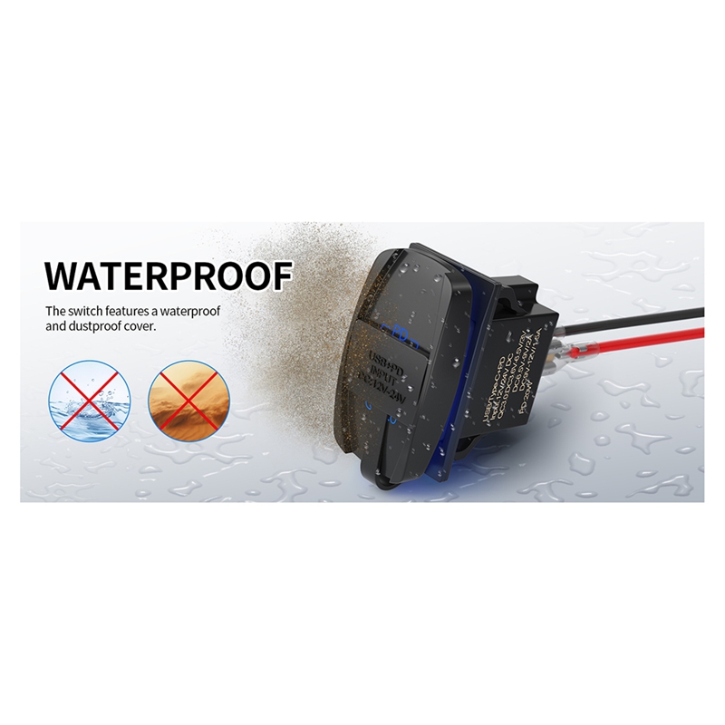USB Rocker Switch 12V Waterpro – обзор и цена Tools Qc