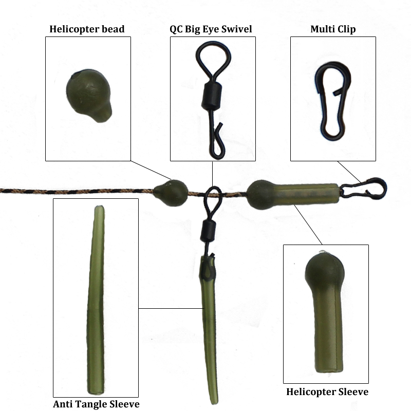 5Set=25PCS Carp Fishing Helico – обзор и цена Tools Qc