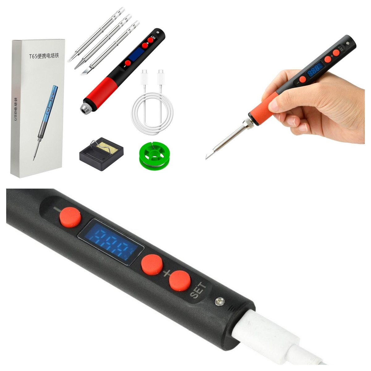 USB Smart Soldering Iron QC/PD – обзор и цена Tools Qc