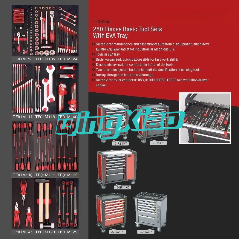 7 Drawers 250pcs Complete Tool – обзор и цена Workshop Tools Bench