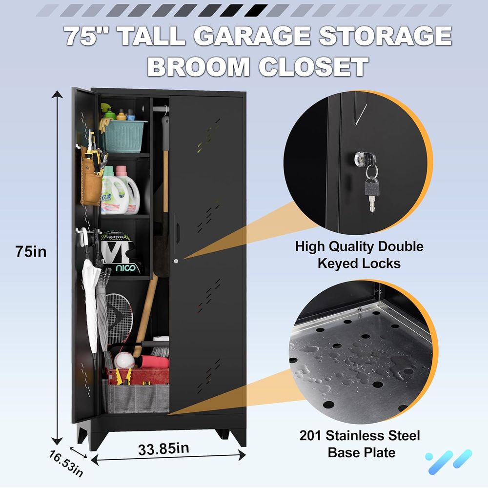 75-Inch Heavy-Duty Cleaning To – обзор и цена Workshop Tools Hanging