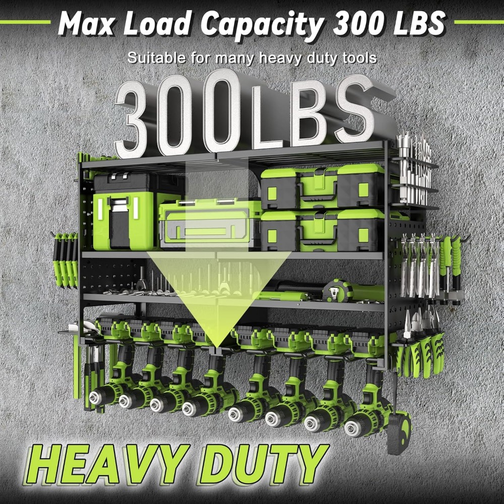 Heavy Duty 4 Tier 8 Slot Wall  – обзор и цена Workshop Tools Storage