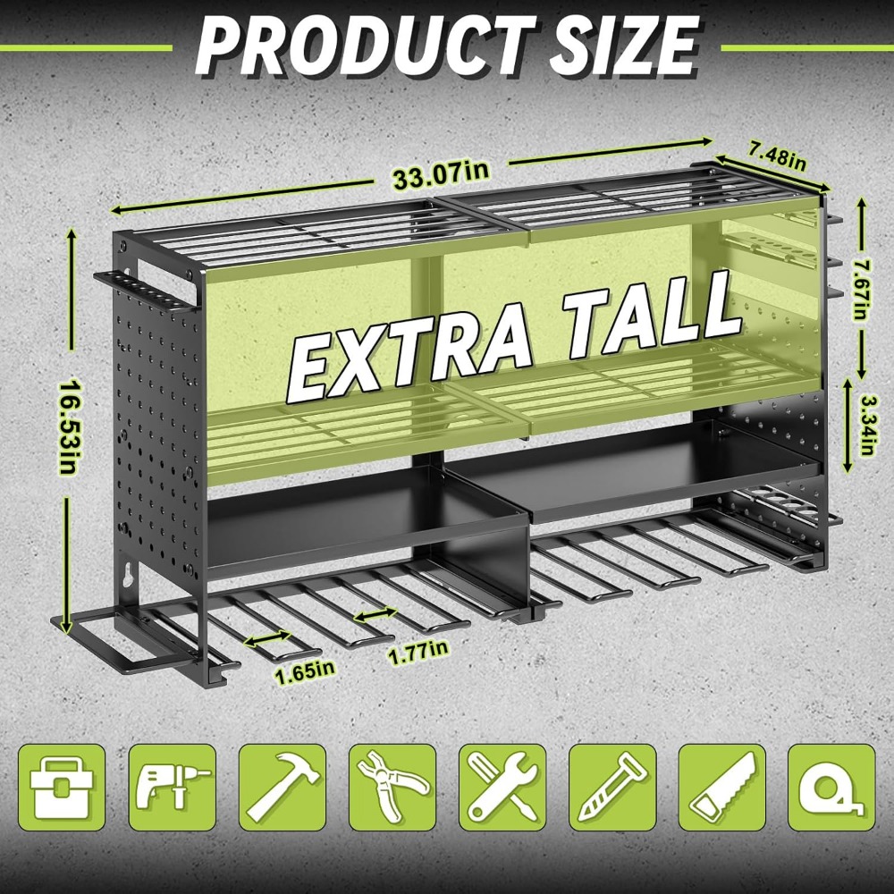 Heavy Duty 4 Tier 8 Slot Wall  – обзор и цена Workshop Tools Storage