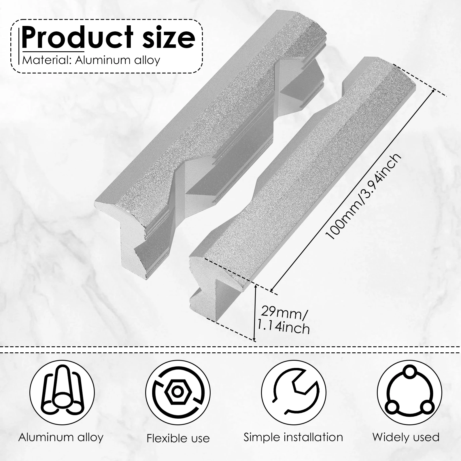 Magnetic Vise Jaws 4/5/6inch V – обзор и цена Workshop Tools Vice