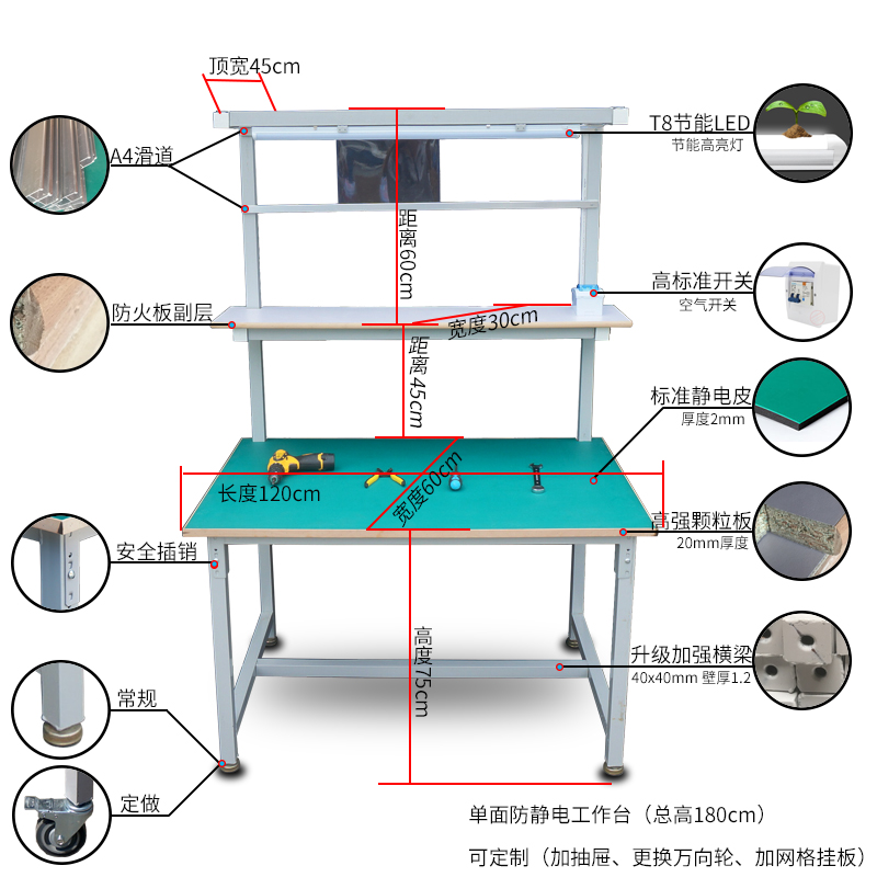 anti-static workbench single-s – обзор и цена Workshop Tools Bench