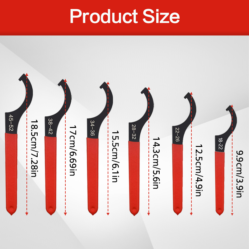 6PCS Half-moon Hook Wrench Non – обзор и цена Maintenance Workshop Tools
