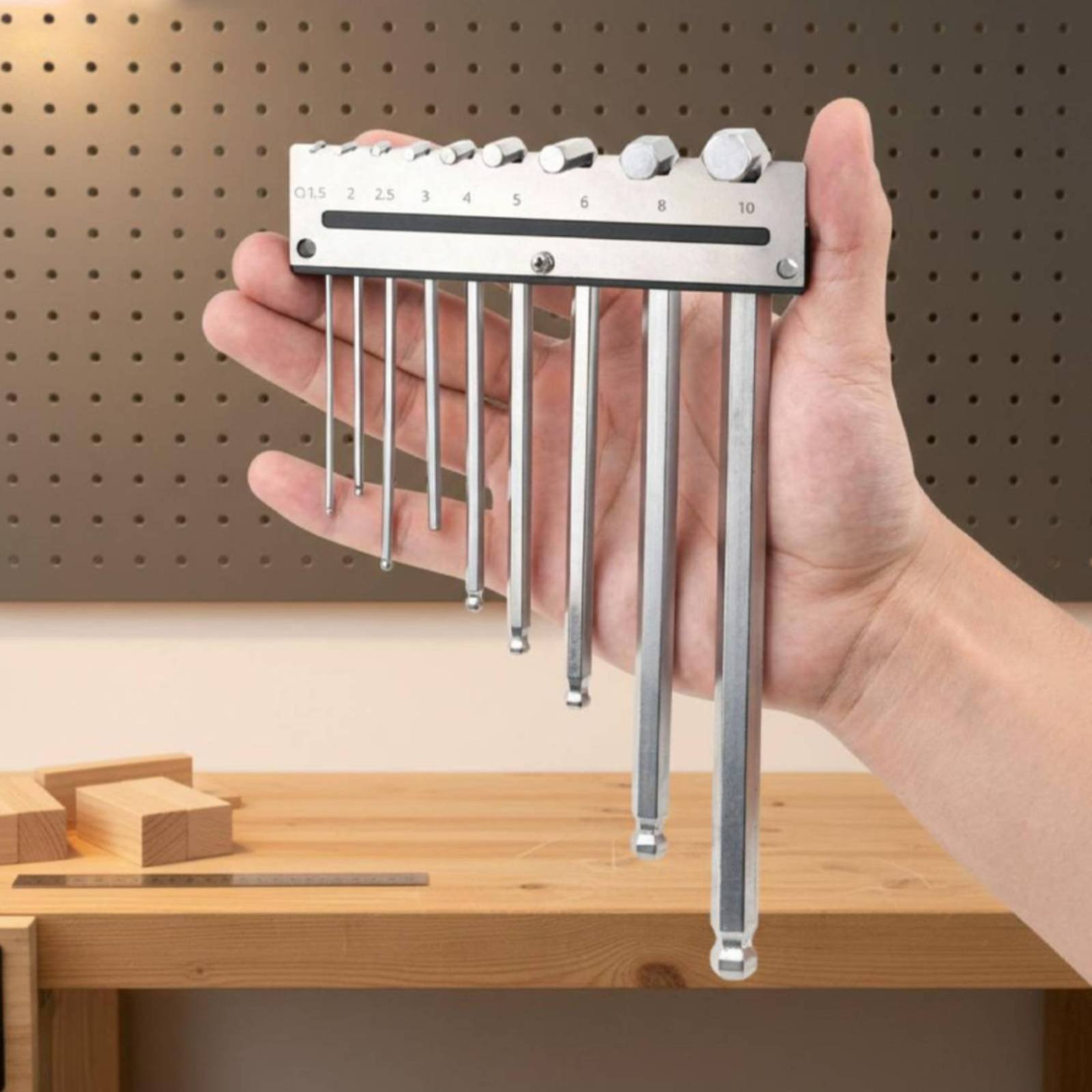 Wall Mounted Hex Key Holder Me – обзор и цена Workshop Tools Storage