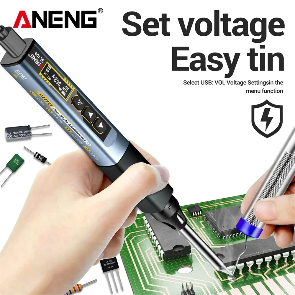 ANENG SL109 rechargeable solde – обзор и цена Tools Qc
