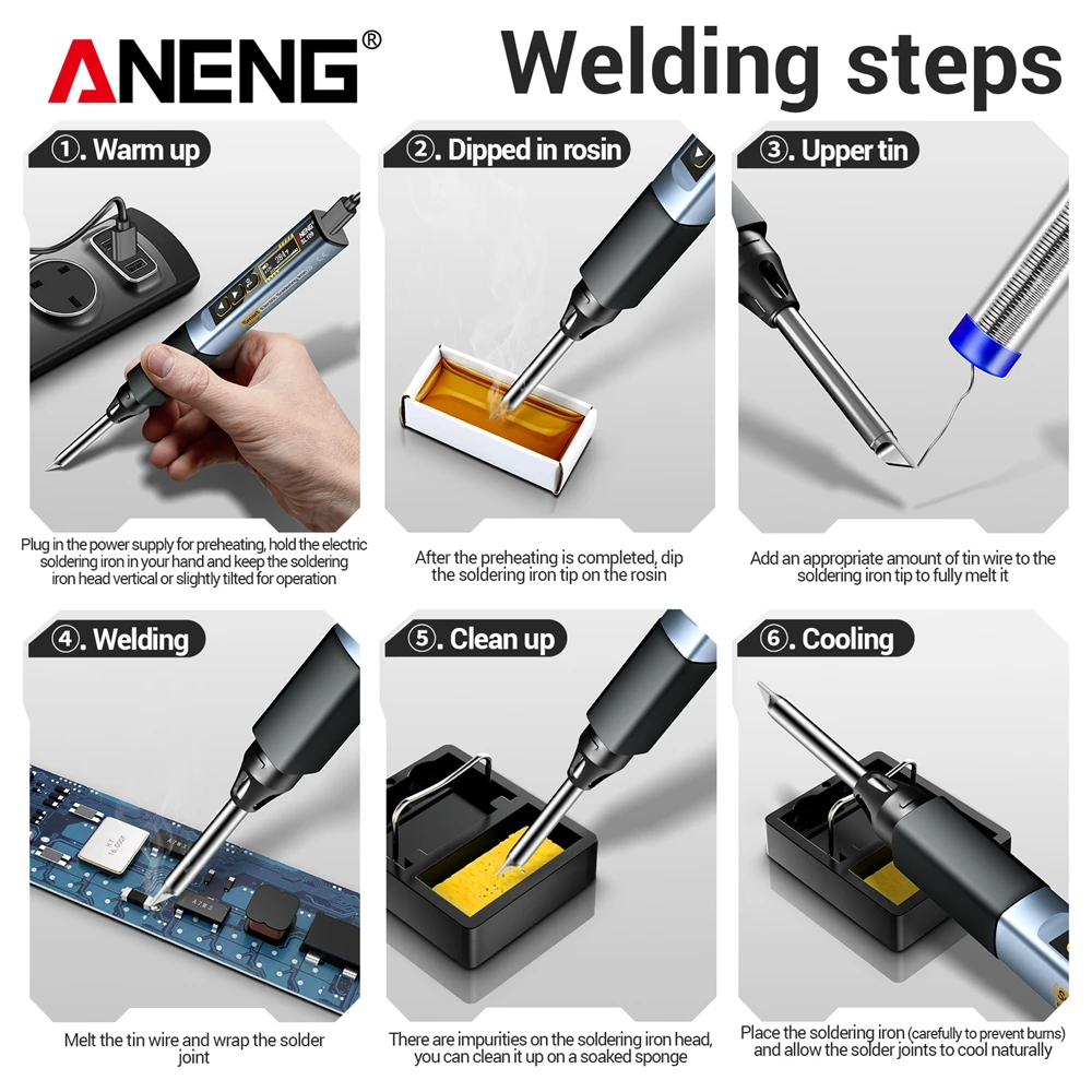 ANENG SL109 rechargeable solde – обзор и цена Tools Qc