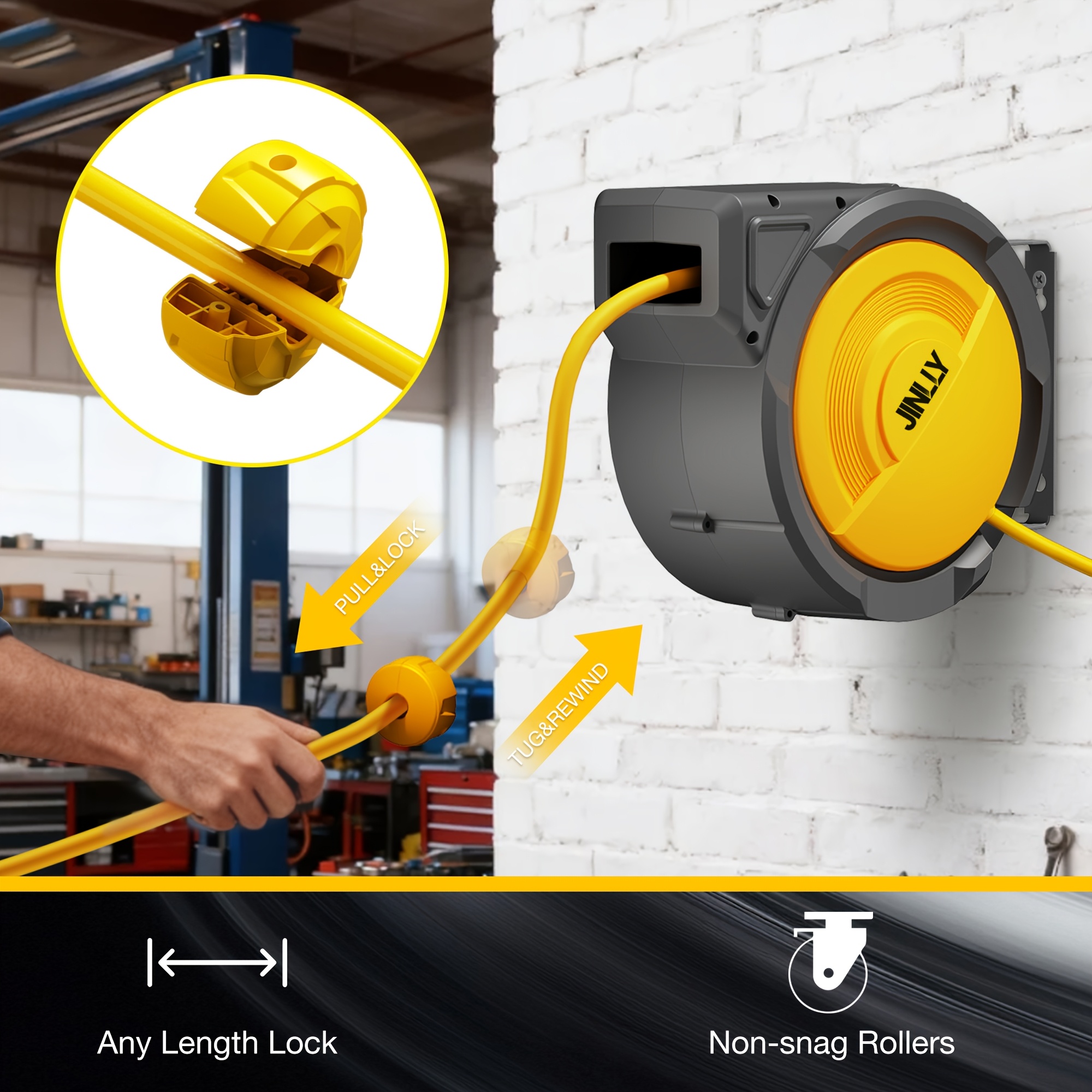 Heavy-Duty Retractable Air Hos – обзор и цена Tool Workshop