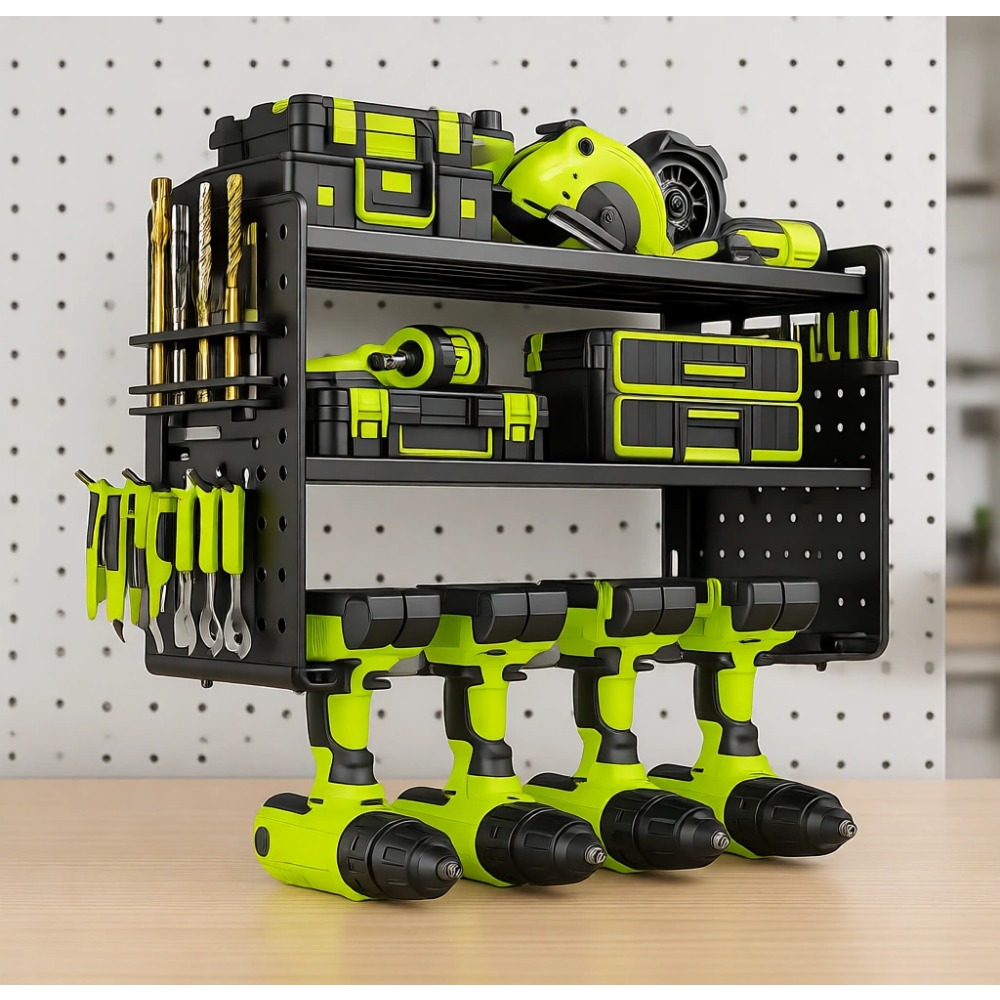 Wall Mount Tool Organizer with – обзор и цена Workshop Tools Storage