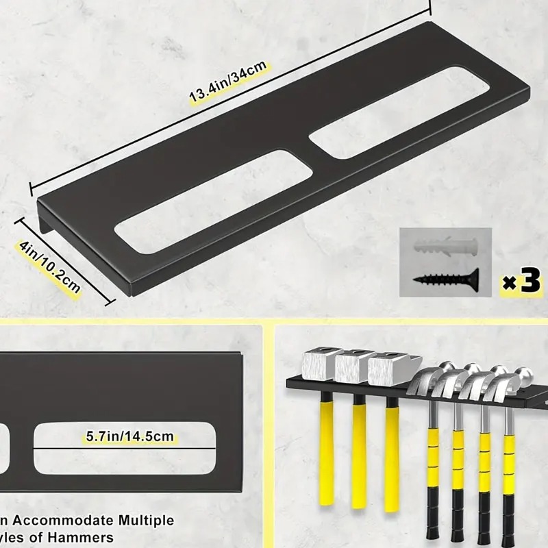 Wall Mounted Metal Tool Hanger – обзор и цена Workshop Tools Hanger