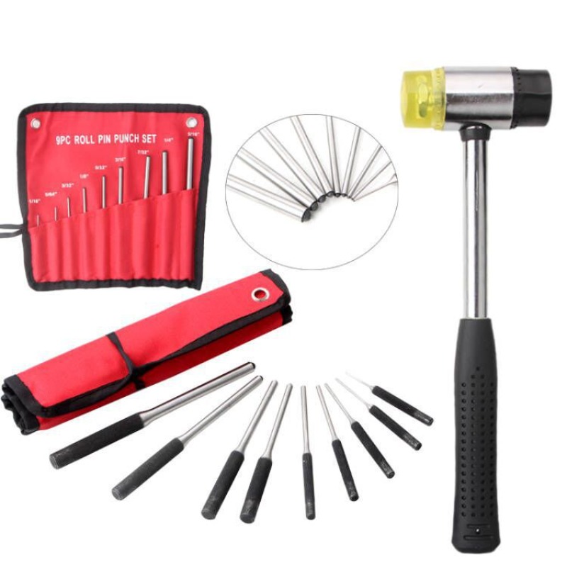 Professional 9Pcs Roll Pin Pun – обзор и цена Maintenance Workshop Tools