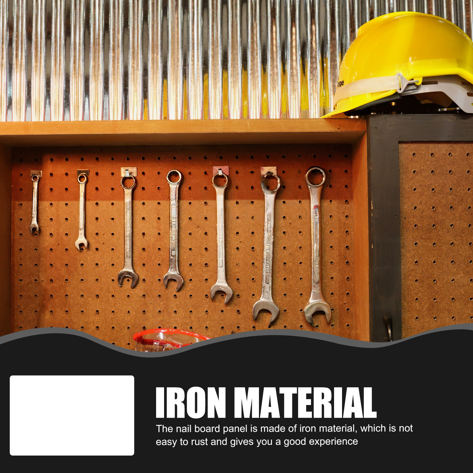 Metal Pegboard Panel Heavy Dut – обзор и цена Workshop Tools Storage