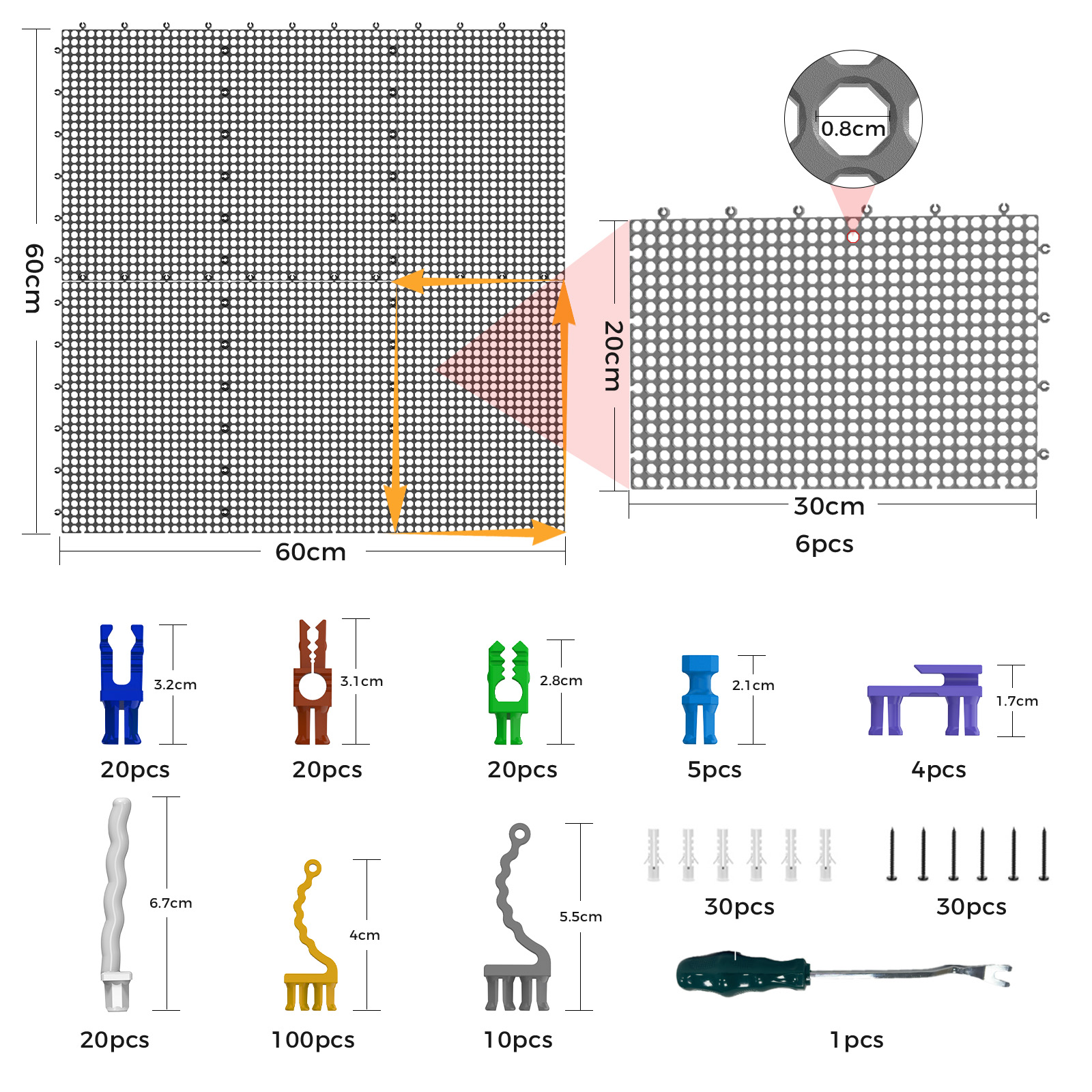 Plastic Pegboard Wall Organize – обзор и цена Workshop Tools Storage