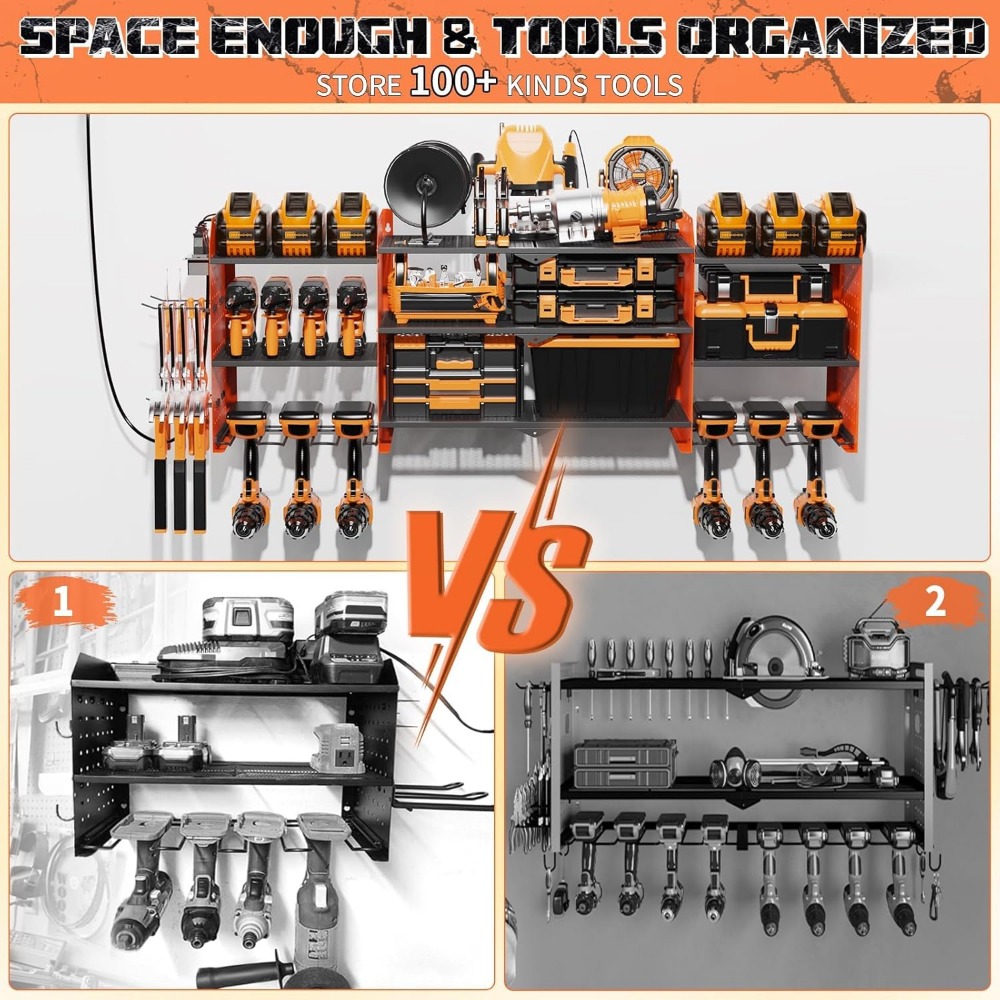 Large Wall Mount Tool Organize – обзор и цена Workshop Tools Storage