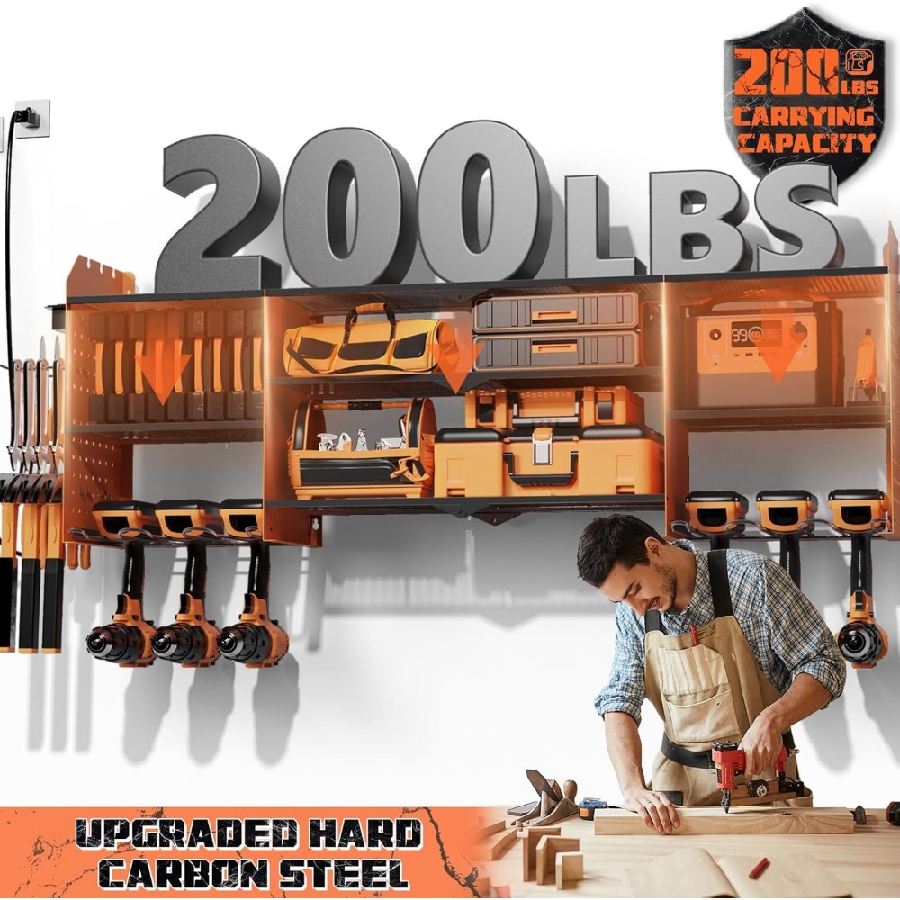 Large Wall Mount Tool Organize – обзор и цена Workshop Tools Storage
