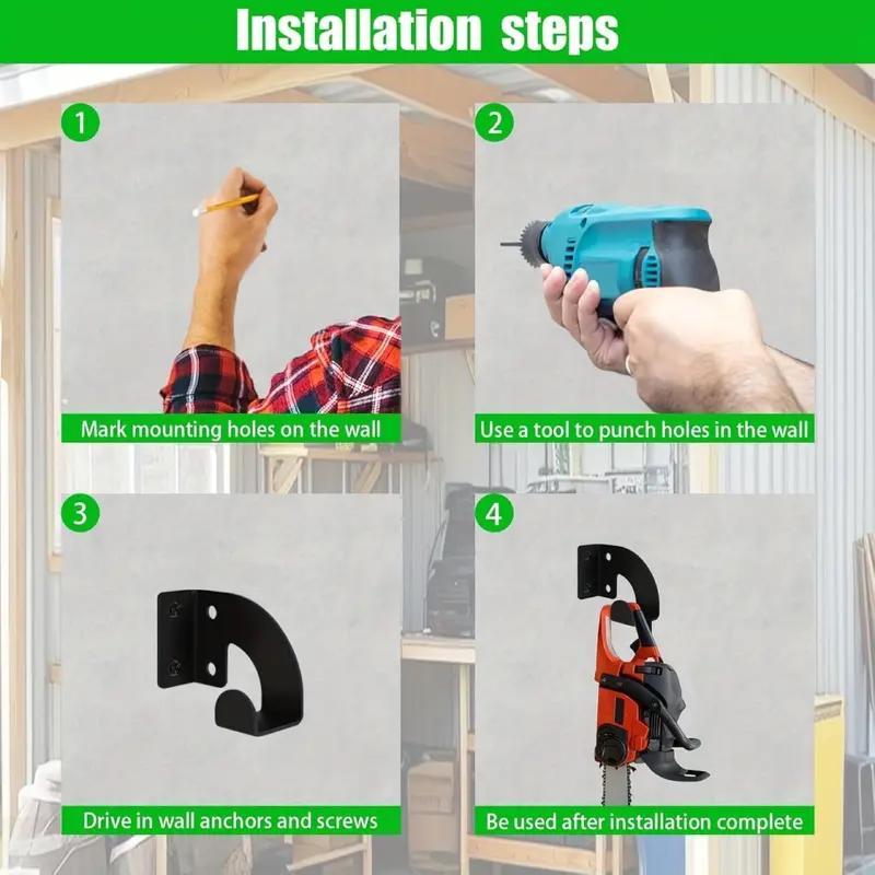 Chainsaw Wall Mount Heavy Duty – обзор и цена Workshop Tools Storage